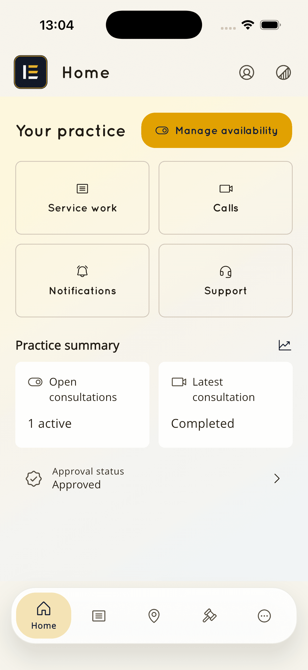 A lawyer's KnownAfrique home screen